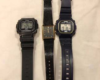 Casio and Seiko Watches