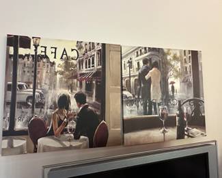 Cafe canvases