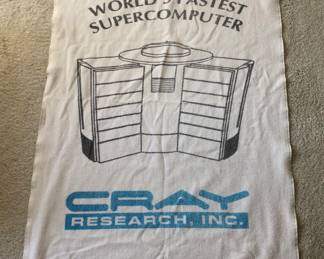 Vintage Cray Research Computer Towel