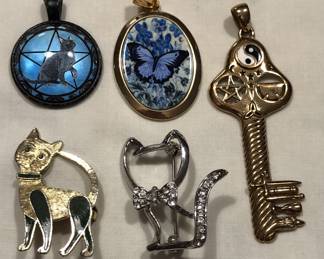 Cat Brooches 