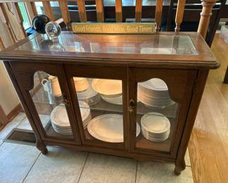 Small China cabinet