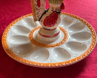  Vintage Lego Rooster Deviled Egg Tray