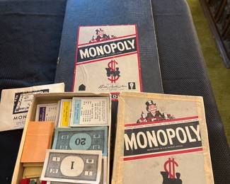 Vintage Monopoly board game