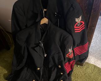WWII Marines dress coats