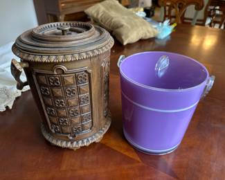 Vintage ice buckets