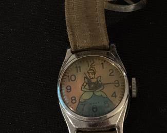Vintage Walt Disney Productions Cinderella Watch 