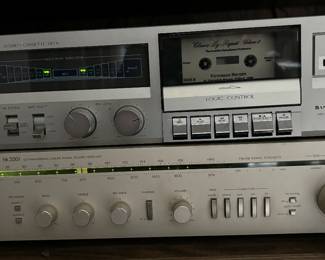 Harmon Kardon Receiver and JVC Cassette Deck