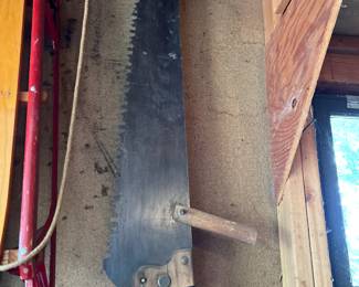  Vintage Logging Saw