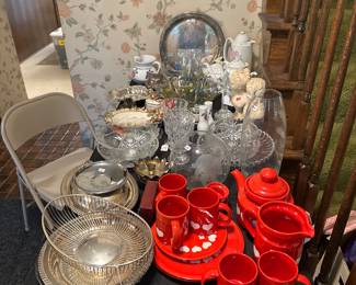 Waechtersbach, crystal, silverplate