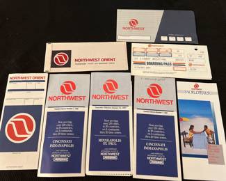 Classic Northwest Airlines Ephemera 
