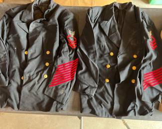 WWII Era Marines Dress Uniform Tops