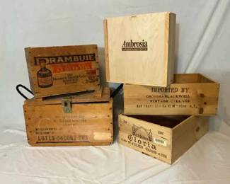 Vintage Wooden Boxes