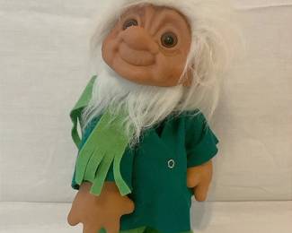 Vintage Thomas Dam Grandpa Troll Doll