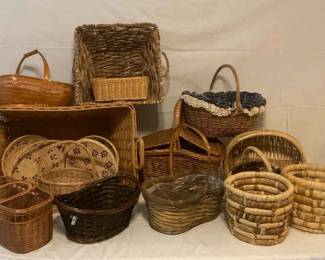 Wicker Basket Galore