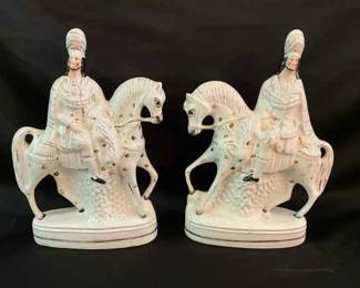 Staffordshire Hunters On Horseback