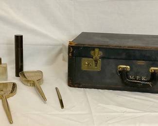 Antique Travel Beauty Kit