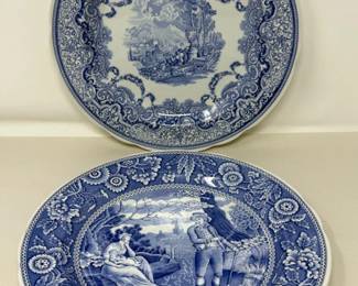 6 2SpodeBlueRoomCollectionPlates