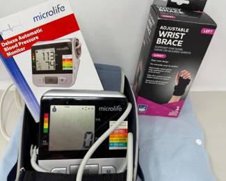 170 HomeHealthNeedsBPMonitorHeatingPadLWristBrace