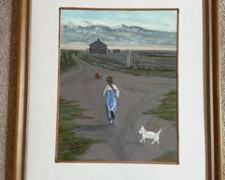 48 HomeRunOriginalOilonCanvasbyJanetTimms