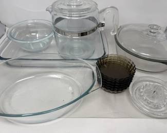 120 PyrexCollectionandFrenchArcopalGlassTartDishes