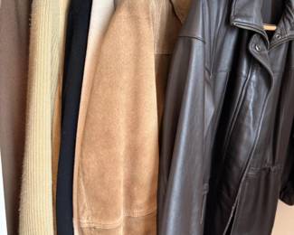 160 6WomensLXLOuterwearLeatherSuedeWool