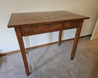 99 VintageSingleDrawerWoodWritingDesk