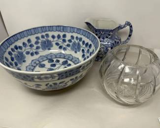 90 JuliaCrystalBowlChineseBowlChungWoodSonPitcher