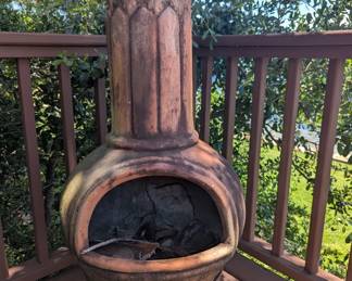chiminea- some cracks