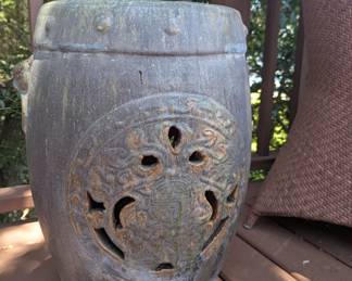 front view of 2 of 2 garden stools