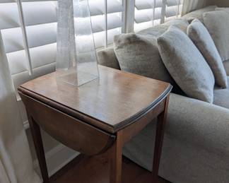 antique drop leaf side table