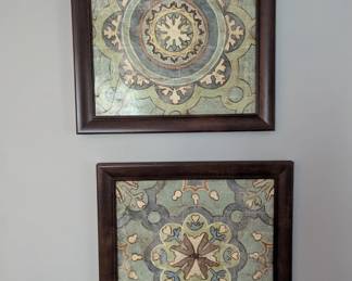 set of 2 wall art