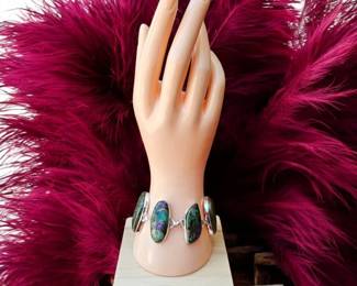 Copper Ruby In Zoisite Bracelet Tested