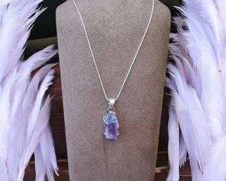 Rough Amethyst Necklace Tested
