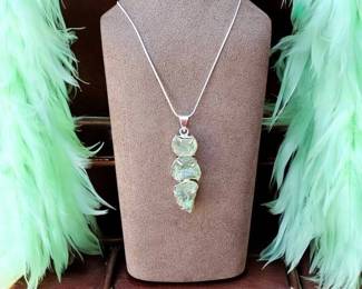 Green Fluorite Necklace Tested
