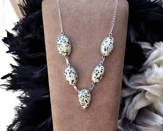 Dalmatian Jasper Necklace Tested