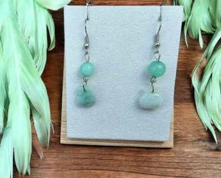 Jade Good Luck Money Bag Earrings Tested