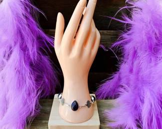 Natural Amethyst Tree Of Life Bracelet Tested