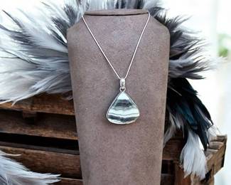 Zebra Calcite Necklace Tested