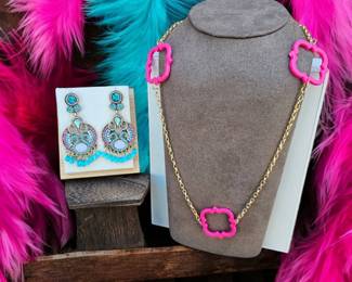 Summer Bohemian Style Necklace Earrings