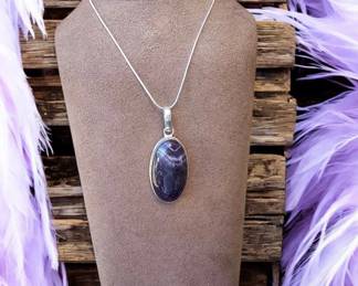 Banded Amethyst Necklace Tested