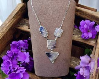 Purple Fluorite Necklace Tested