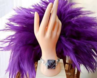 Chevron Amethyst Bracelet Tested