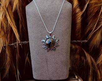 Sunburst Tigers Eye Necklace Tested