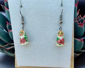 Babushka Nesting Doll Earrings