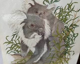 Vintage Koala print- large