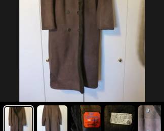 Vintage - pristine shearling coat- sz. L
$100- on eBay for $600…