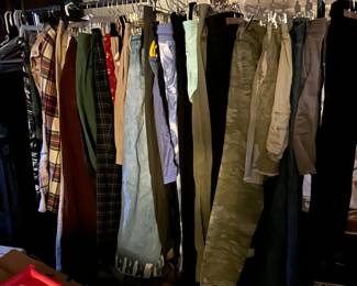 More clothing- 5 full racks and many bins- all clothing profits benefit Wayne Elementary School in Detroit