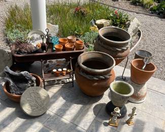 pots and plants
