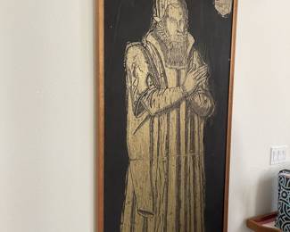 large medieval rubbing
