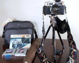 Yashica Electro 35mm Camera Outfit, Vintage